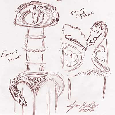 Eomer's sword hilt